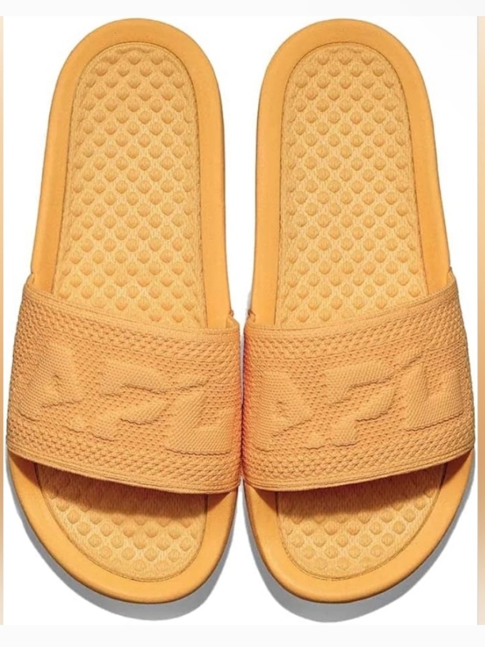APL TechLoom Slide Sandals in Mango Orange